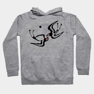 Minoan swallow birds Hoodie